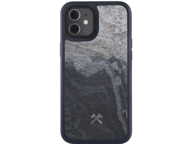Funda iPhone 12 Mini WOODC BUMPERST Gris