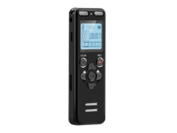 72Gb Activado por Voz para Conferencias y Reuniones 5220 Horas con Reproducción Reproductor Mp3 Contraseña Grabadora de Velocidad Variable - Negro YEMAESRE