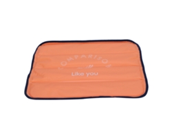 Almohadilla De Hielo Líquido De Pvc Para Coche, Oficina, Confort Veraniego 7882 Naranja