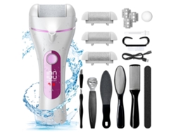 Removedor de callos eléctrico portátil para pies, kit de herramientas de pedicura, Rosayunzii