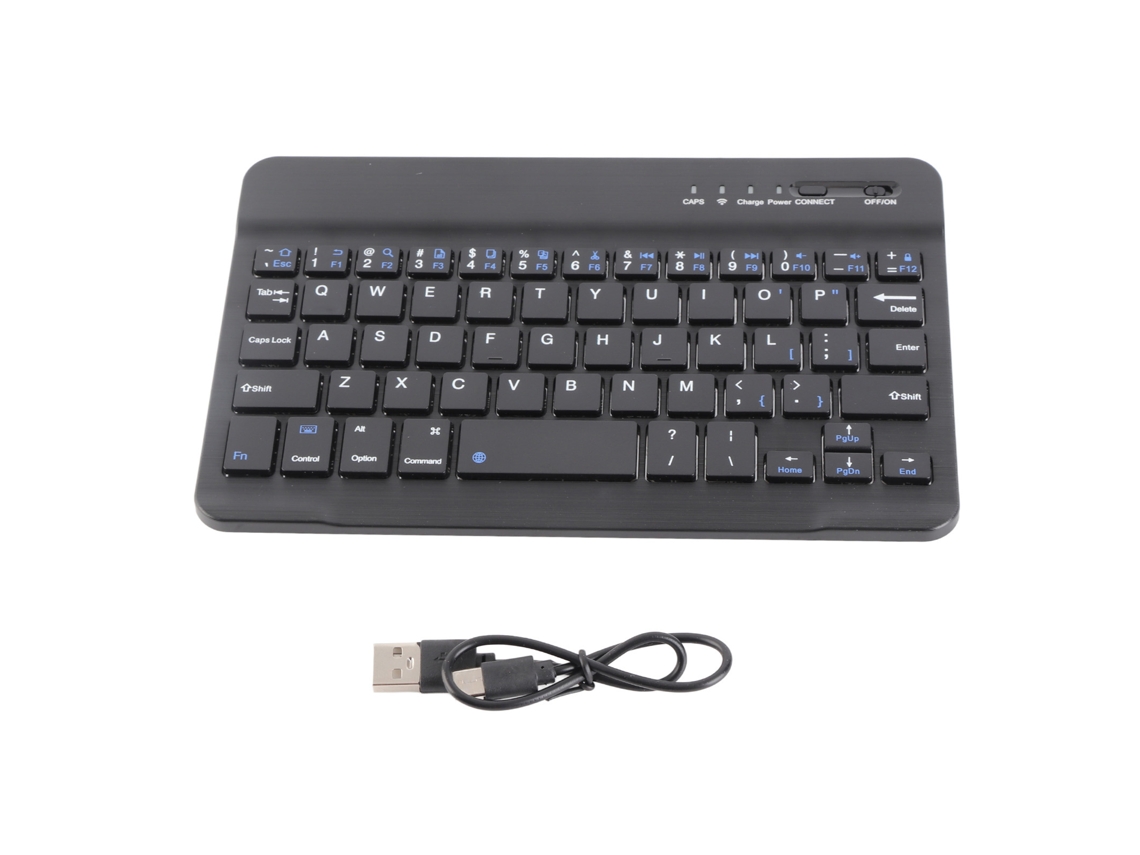 Teclado Bluetooth Mini Portátil 7 Polegadas 59 Teclas Para Tablet Laptop Smartphone Hb030b