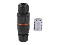 Caja De Empalme Impermeable Ip68, Conector De Cable Eléctrico Con Terminal De 3 Núcleos Para Lámparas De Exterior.
