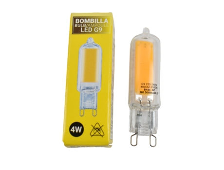 LED G9 COB 360º 4W Lámpara
