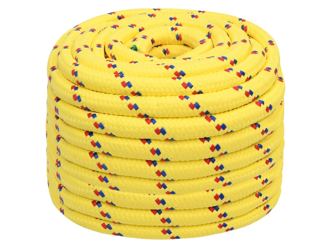 Cuerda para barcos de 20 mm y 25 m, polipropileno amarillo HARLANV1