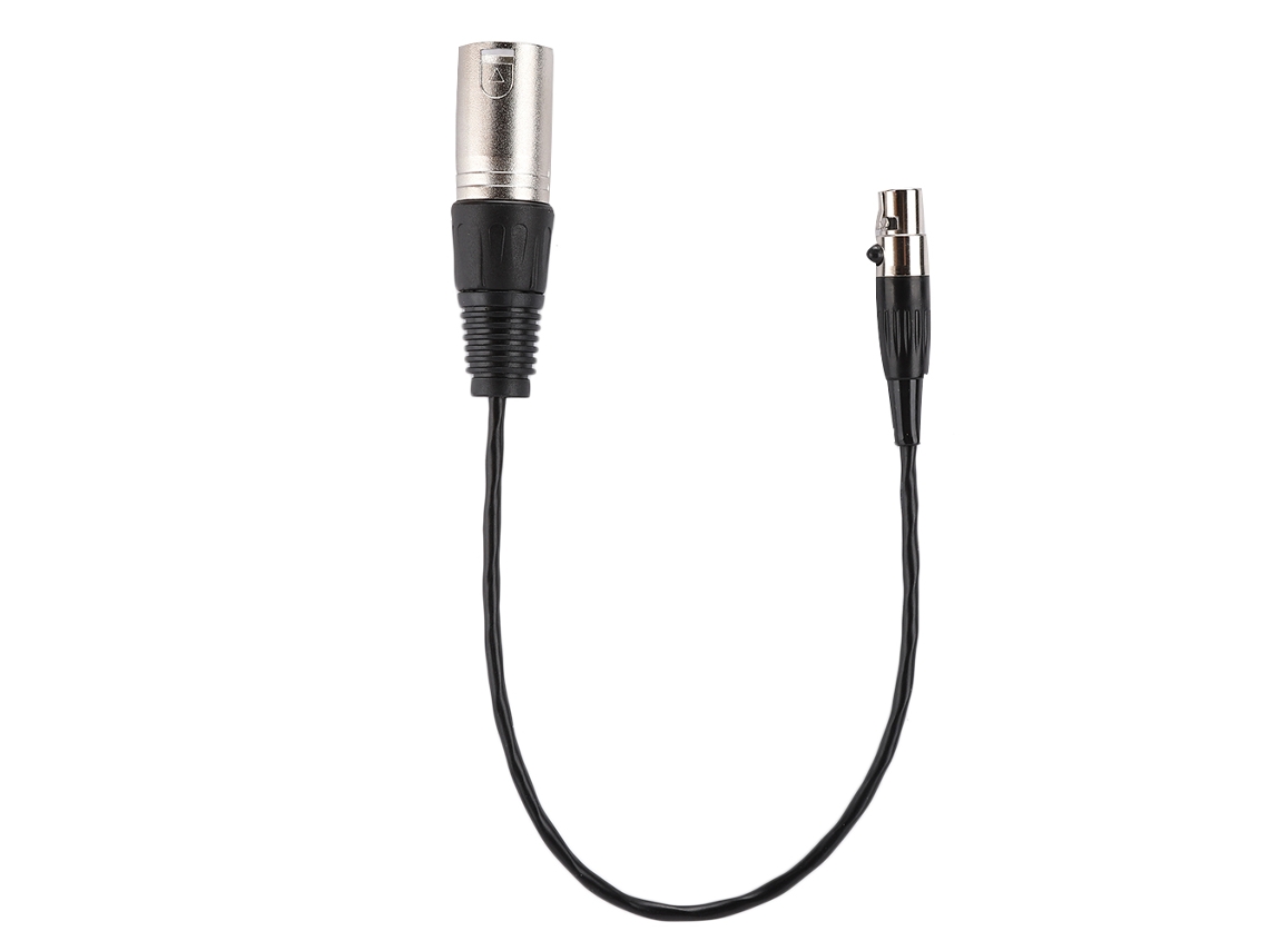 Cable de audio (conector mini XLR 3P hembra a XLR 3P macho)