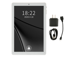 Tablet Android 11, 10 pulgadas, 8 núcleos, 3 GB de RAM, 64 GB de ROM, pantalla HD IPS, acabado plateado dorado.