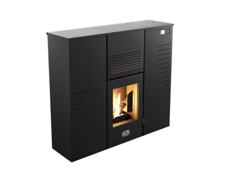 Estufa de pellets Air Slim Astral 12 kW Negro Sannover