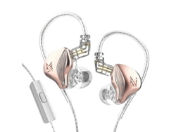 Auriculares deportivos electrostáticos dinámicos KZ ZEX de 1,2 m con micrófono Hengrongshen