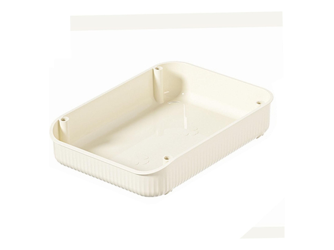 Organizador de lavabo de baño con soporte de rejilla Pinkslowmoose
