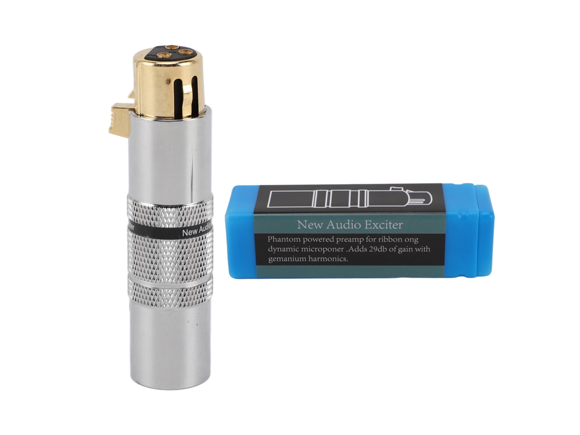 Preamplificador De Micrófono Profesional En Línea De 29 Db Para Grabación En Estudio Y Transmisión En Directo.