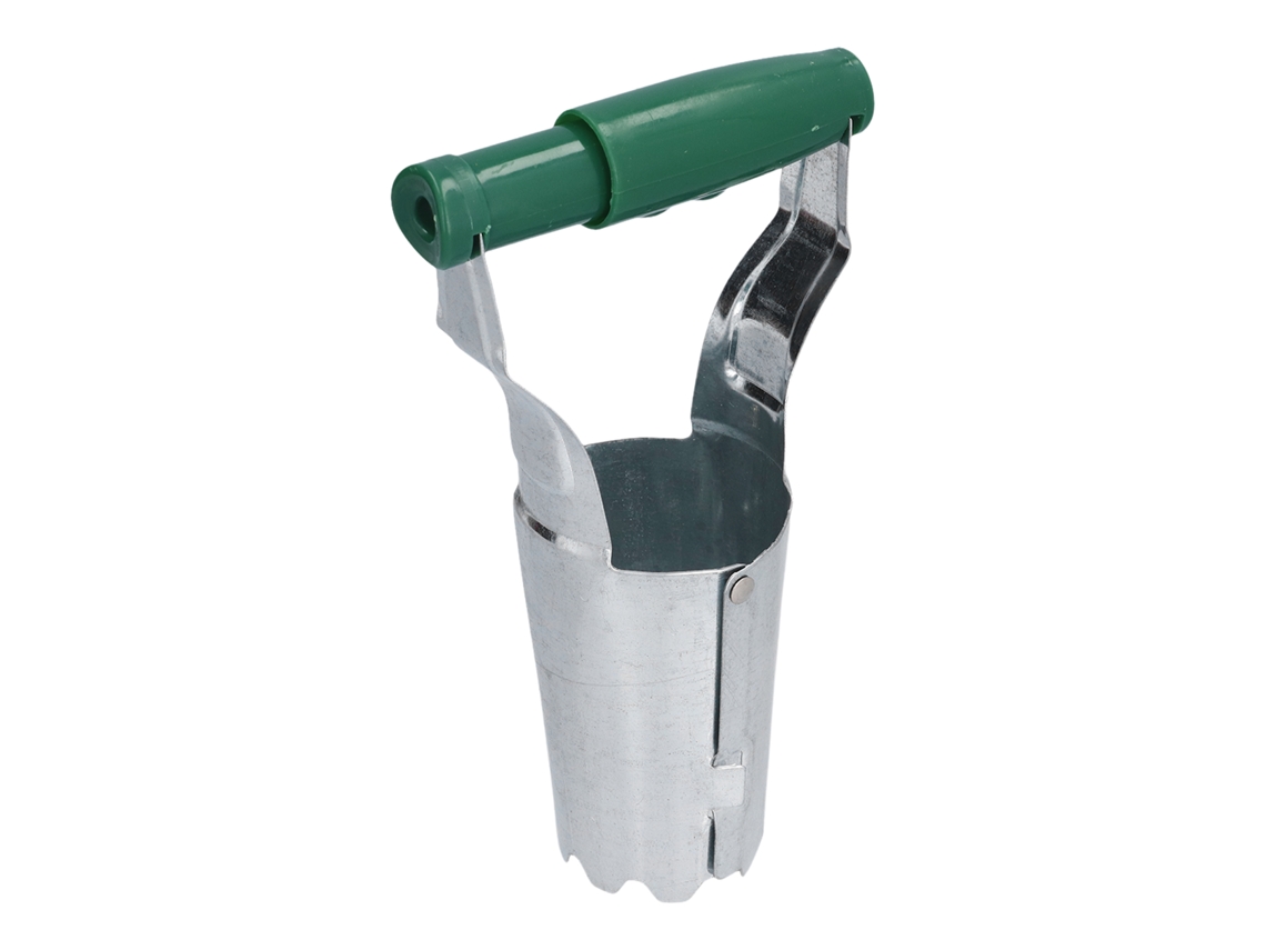 Plantador Manual De Bulbos Para Trasplante Sin Doblar - Herramienta Práctica Para Plantar - Verde Plateado
