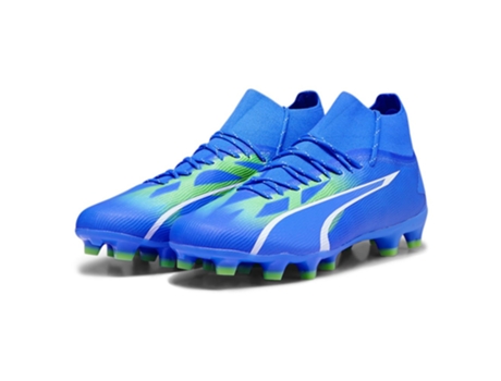 Botas de fútbol Unisex para Fútbol PUMA Ultra Fg Ag Azul (42)