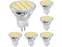 Rebe-bombillas Led Mr11 Gu4 3w Luz Blanca Clara 6500k No Regulable Equivalente 25-35w Halógeno 350lm Paquete De 6