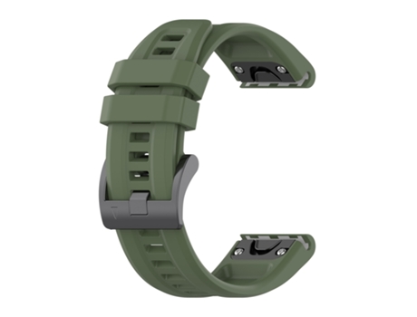 Correa Smartwatch para Garmin Fenix 7 22 mm Silicona de color sólido (Verde oscuro)