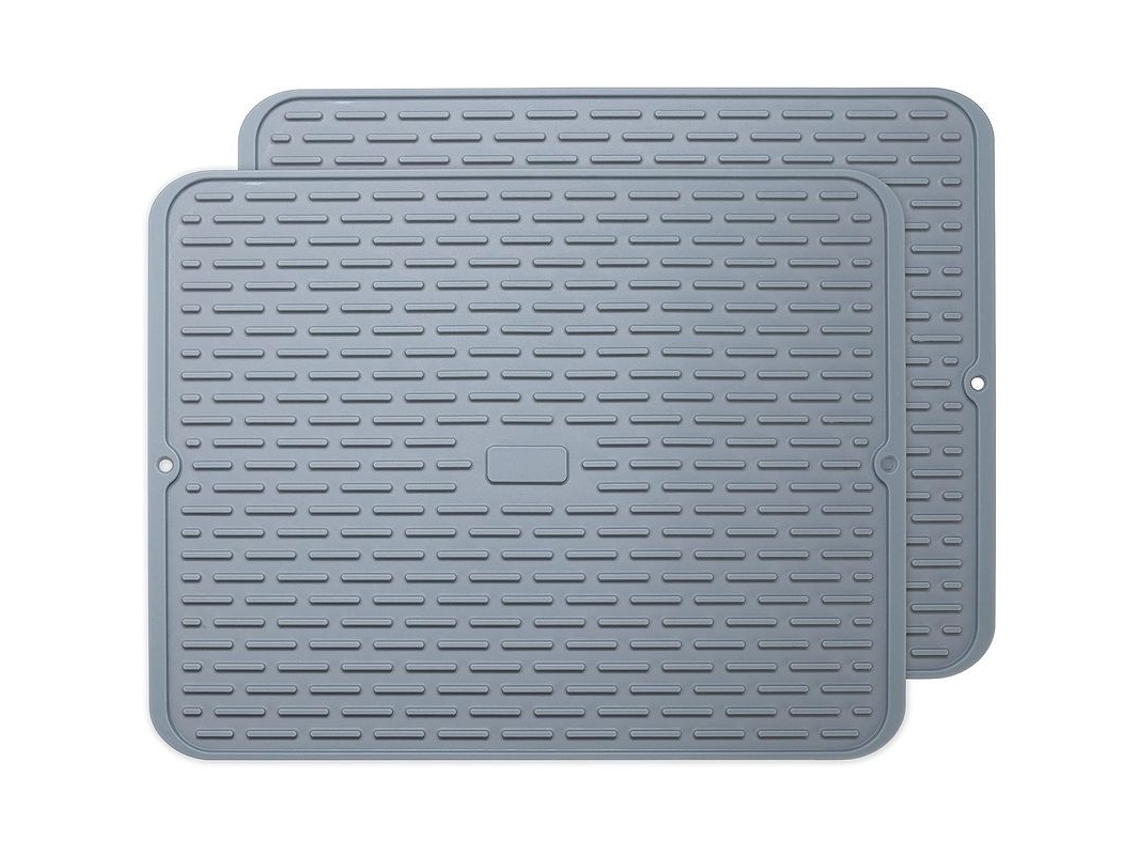 2026-39865-colchón Secado Platos Silicona Grande 17x13 Pulgadas Set 2 Resistente Calor Antideslizante