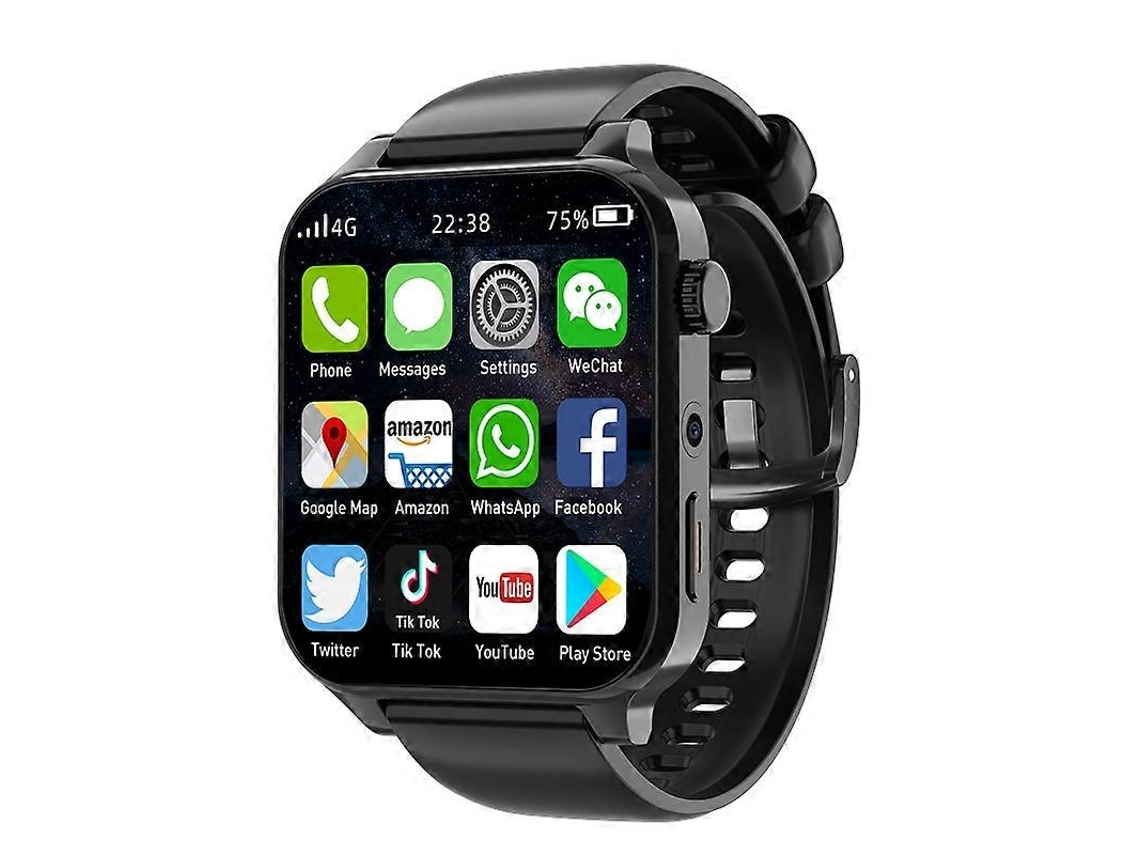 Reloj inteligente Rogbid Brave 3 con pantalla TFT de 1,99 pulgadas, Android 10 Lte 4g y compatibilidad con reconocimiento facial Hengrongshen