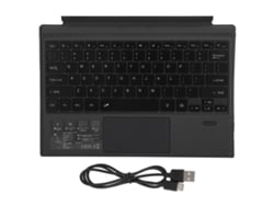 Teclado Bluetooth Sem Fio Portátil Com Touchpad E Iluminação Led 7 Cores Para Microsoft Pro 7/6/5/4/3 12.3in