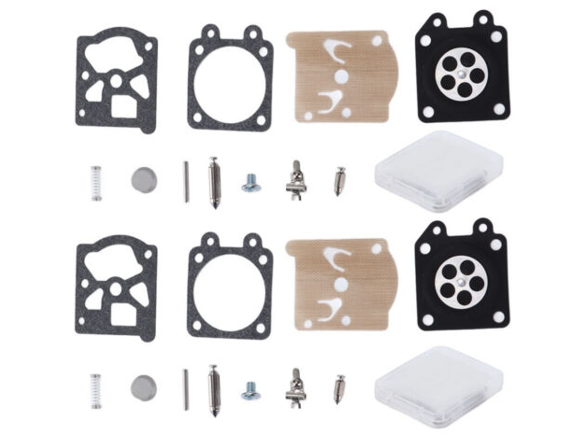 Kit de reparación de carburador de repuesto, 2 juegos, apto para Stihl 026 Ms260 024 Ms240 Ms210 Ms230 Ms250 Fs85 Fs86 Fs88