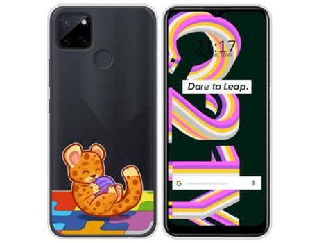 Carcasa Realme C21Y / C25Y TUMUNDOSMARTPHONE Dibujos Transparente Multicolor