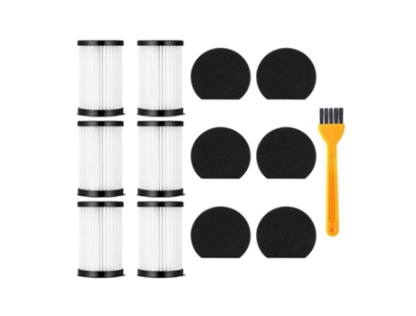 Paquete de 6 filtros Hepa de repuesto aptos para Moosoo D600 D601 Xl-618A piezas de recambio de aspiradora con cable