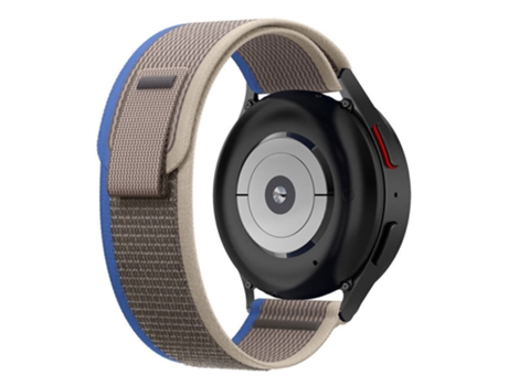 Correa de nailon 18mm bucle de arrastre ajustable para Garmin Forerunner 255S/Venu 2S - azul