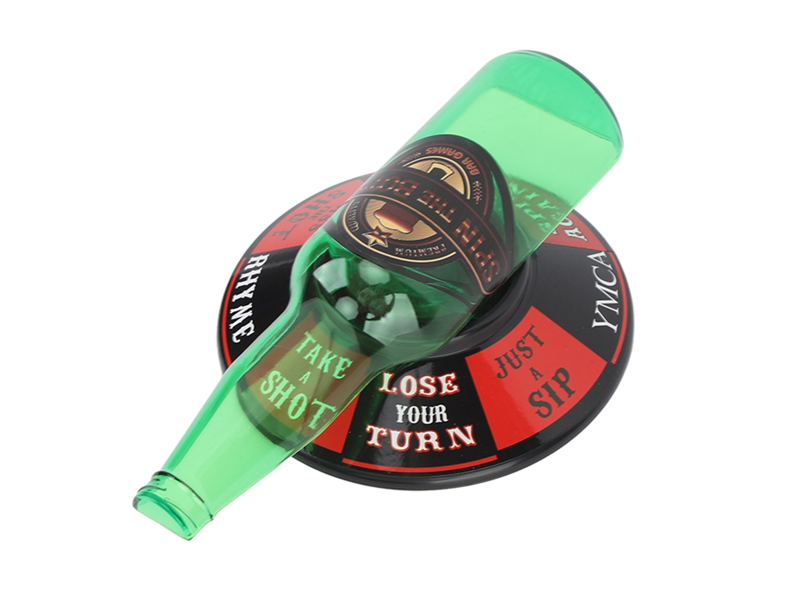 Juego De Botella Giratoria Vertical Clásico Con Punta Para Bebidas Bar Ktv Hogar