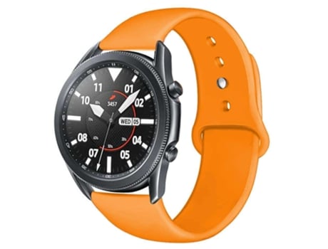 Correa Pulsera Silicona Suave para Garmin Forerunner 245 Music Naranja