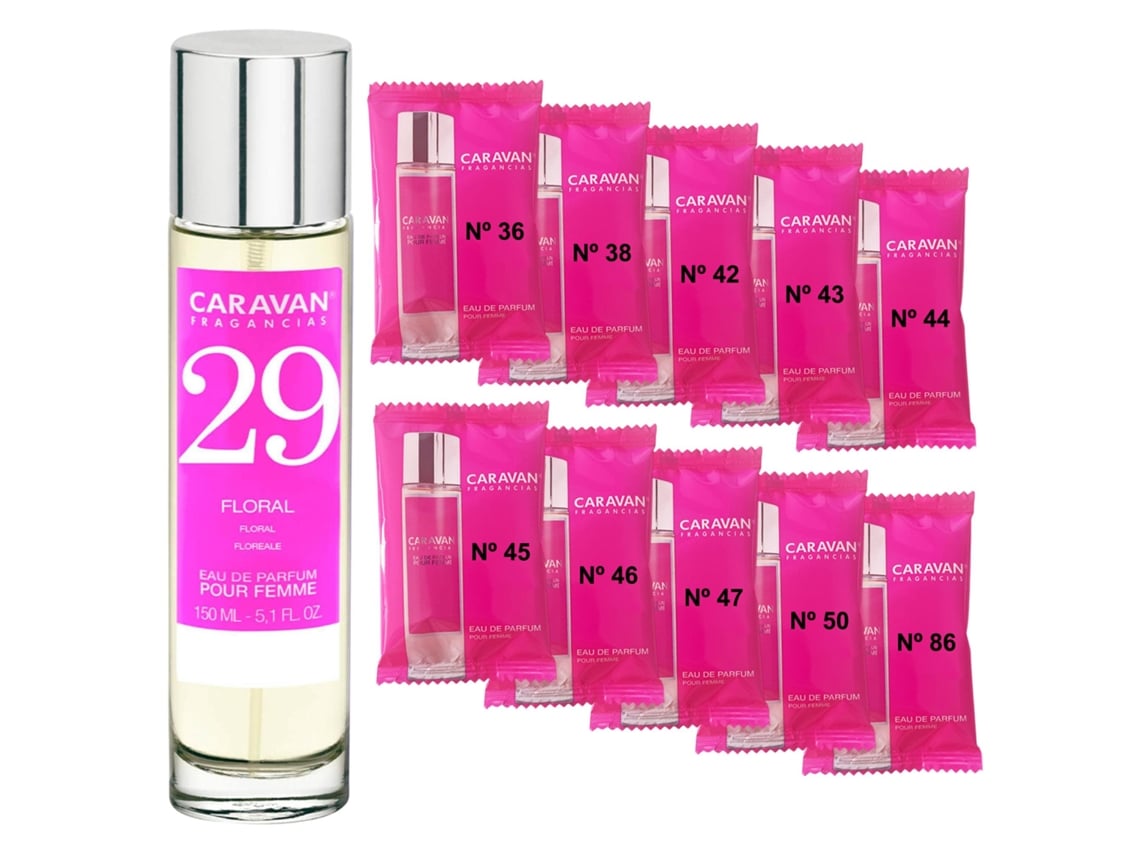 Perfume de mujer Caravan Nº29 150 ml Set de 10 Frascos Fragancia