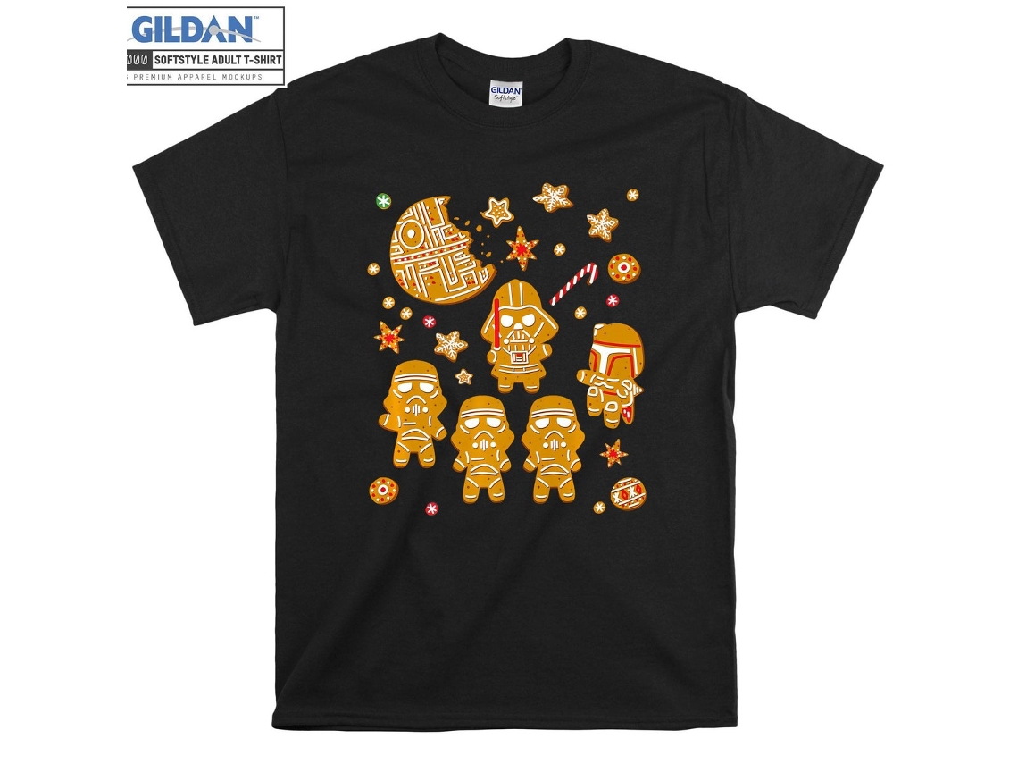 Camiseta Rockinstone Star Wars Gingerbread Christmas（xxl）