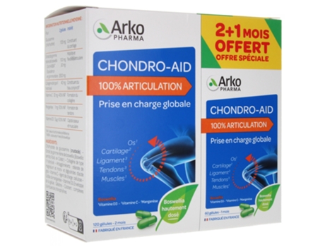 Condro-Aid 100% Articulación 120 Cápsulas 60 Cápsulas ARKOPHARMA