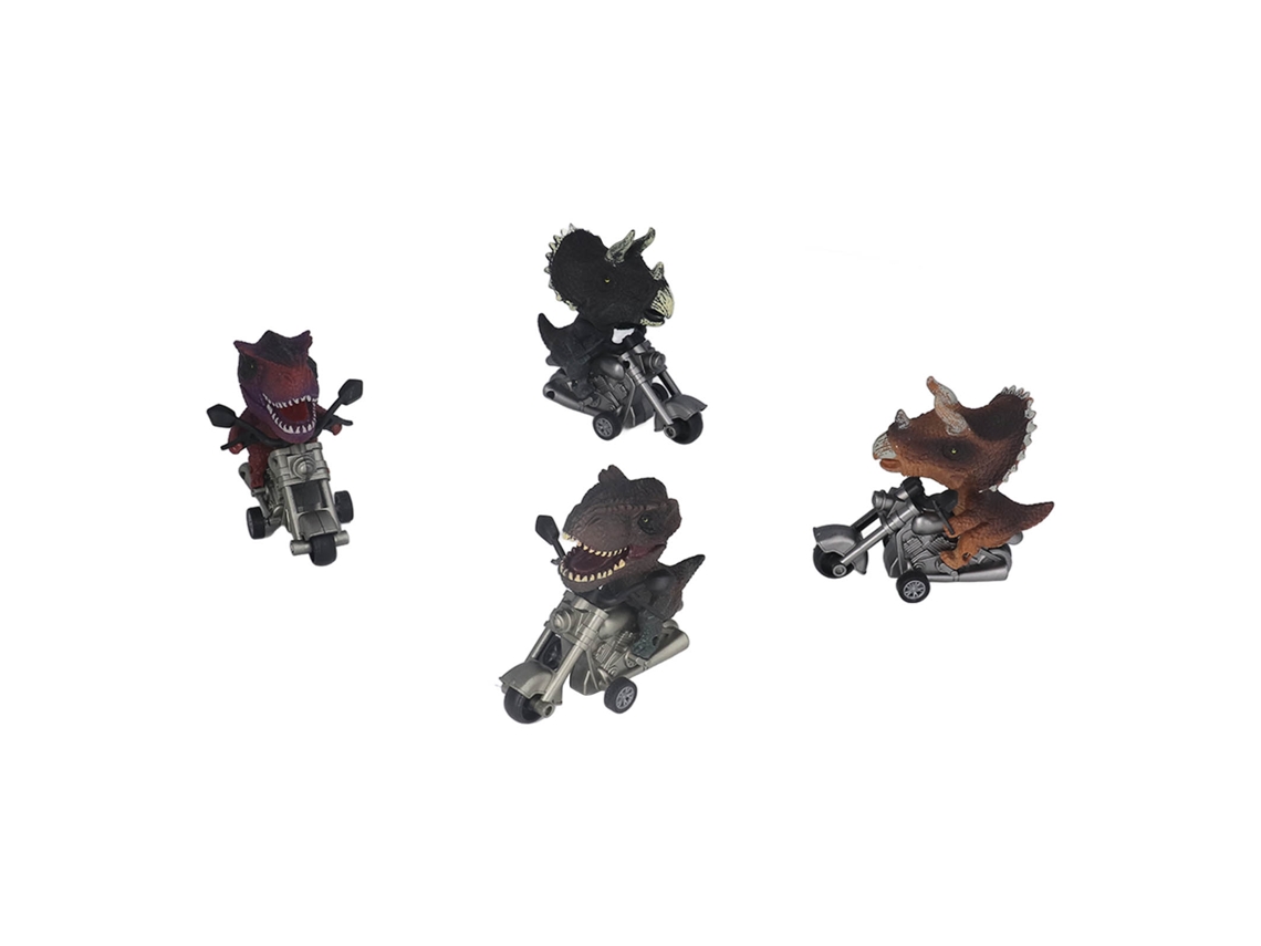 Piezas De Juguete De Motocicleta De Dinosaurio De Pvc Para Tirar, Decoración Infantil