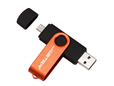 Pen USB SLOWMOOSE para Smartphone y PC Android (Naranja - 64GB)