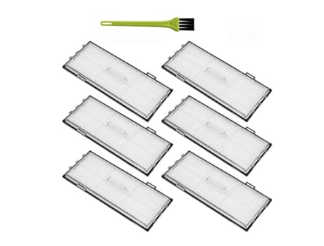 Filtros de repuesto para accesorios de piezas de aspiradora Robot Roborock S7, T7, T7S, paquete de 6