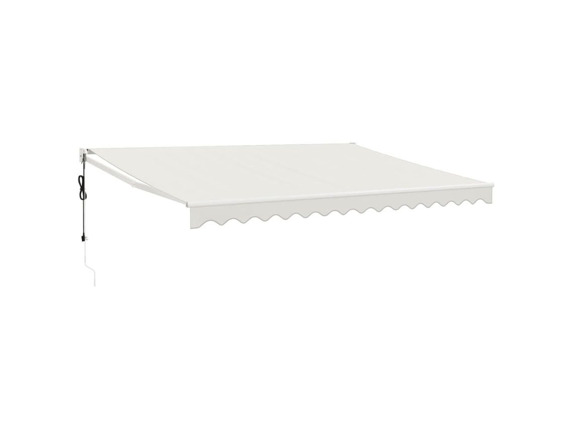 Maison Exclusive - Toldo Retráctil Automático Color Crema 4,5x3 M