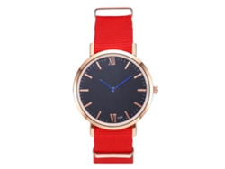 Reloj De Pulsera De Cuarzo Para Hombre Zhoulianfa Con Correa De Nailon (rojo)