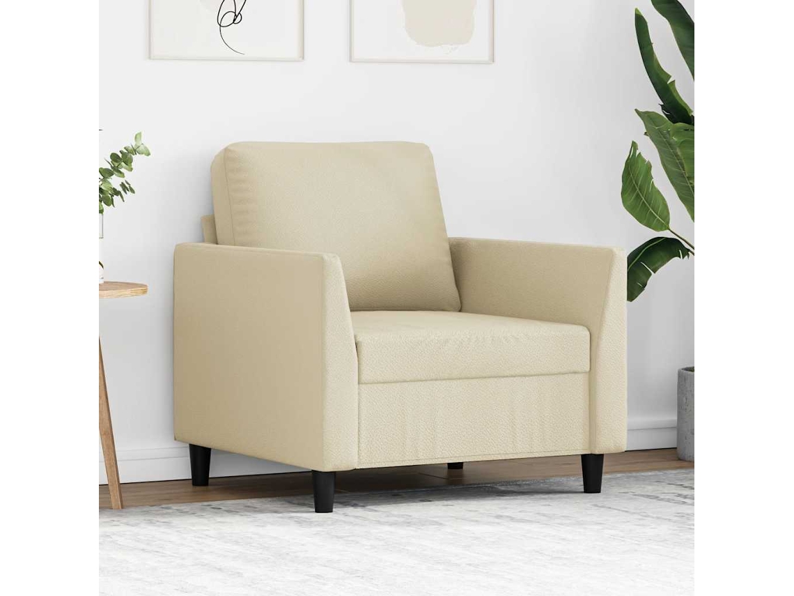 Sillón De Relax | Silla De Relajación | Sillón De Terciopelo Color Crema 60 Cm