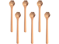 2026da-cucharas De Acero Inoxidable 304 Claw Gatito 5.9 Pulgadas Para Café Helado Postre Bebidas (oro Rosa) 6 Piezas