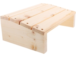 Reposapiés De Madera Inclinado Para Oficina, Taburete Ergonómico Y Cómodo Para Colocar Debajo Del Escritorio.