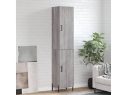 Aparador Alto Madera Contrachapada Gris Sonoma 34,5x34x180 Cm