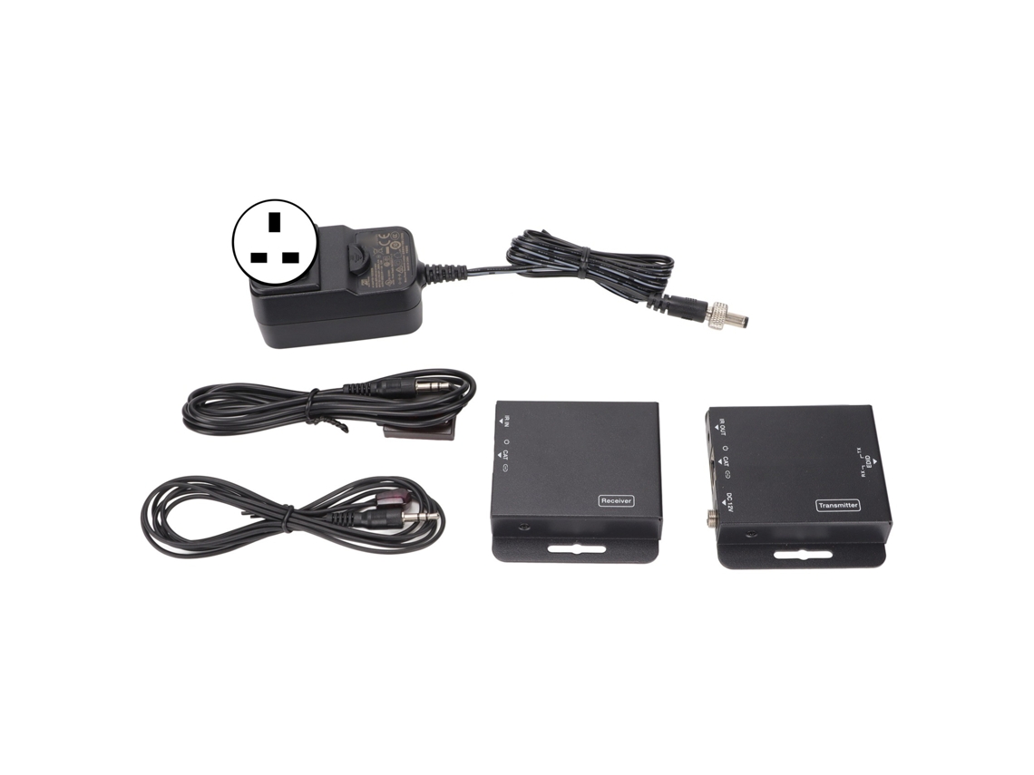 Extensor Hdmi 4k 30hz 70m Con Control Ir Unidireccional A Través De Cable Ethernet Cat6