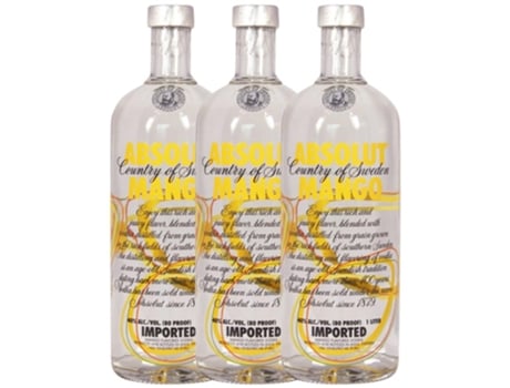Vodka ABSOLUT Absolut Mango (1 L - 3 unidades)