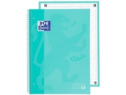 Cuaderno escolar Oxford European Book Mint A4, 80 hojas, 5 unidades
