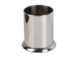 Amplio Soporte De Acero Inoxidable Para Guardar Palillos De Dientes, Cucharas, Tenedores Y Pajitas.