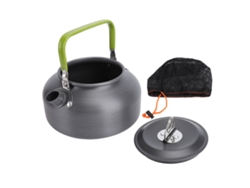 Juego De Hervidor De Aluminio Portátil De 0,8 L Para Camping, Senderismo, Café Y Uso Al Aire Libre.