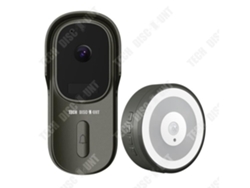Campainha Inteligente Td® Tuya Vídeo Hd 1080p Via Wi Fi Visão Noturna Infravermelha Sem Fio Brilvibera wer