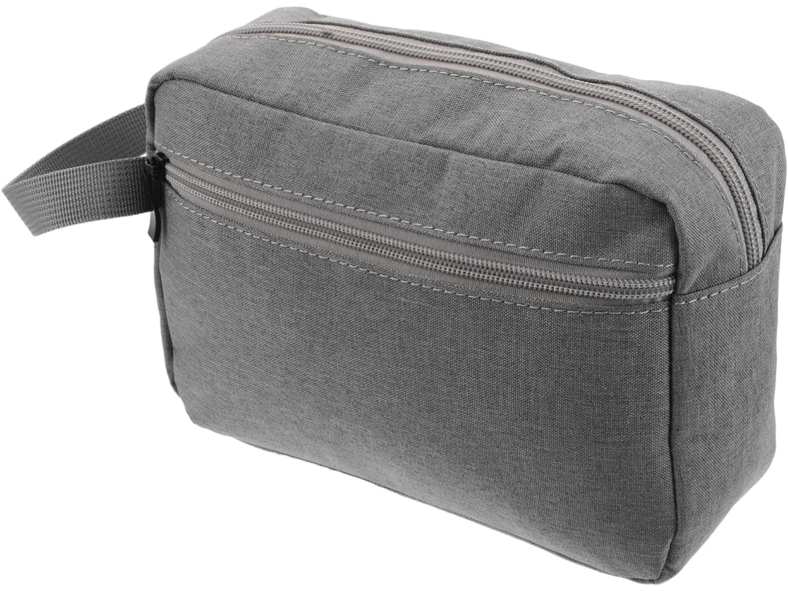 Bolsa organizadora de maquillaje grande para viajes, con compartimentos y cremallera, fácil de limpiar, U Gokoco