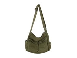 2026-bolso Messenger Canvas Grande Hobo Bandolera Con Multiples Bolsillos Para Mujer Y Hombre