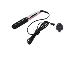 Plancha Y Rizador De Pelo 2 En 1, Estilo Profesional De Salón Para Mujer, Rosa, Enchufe (reino Unido)
