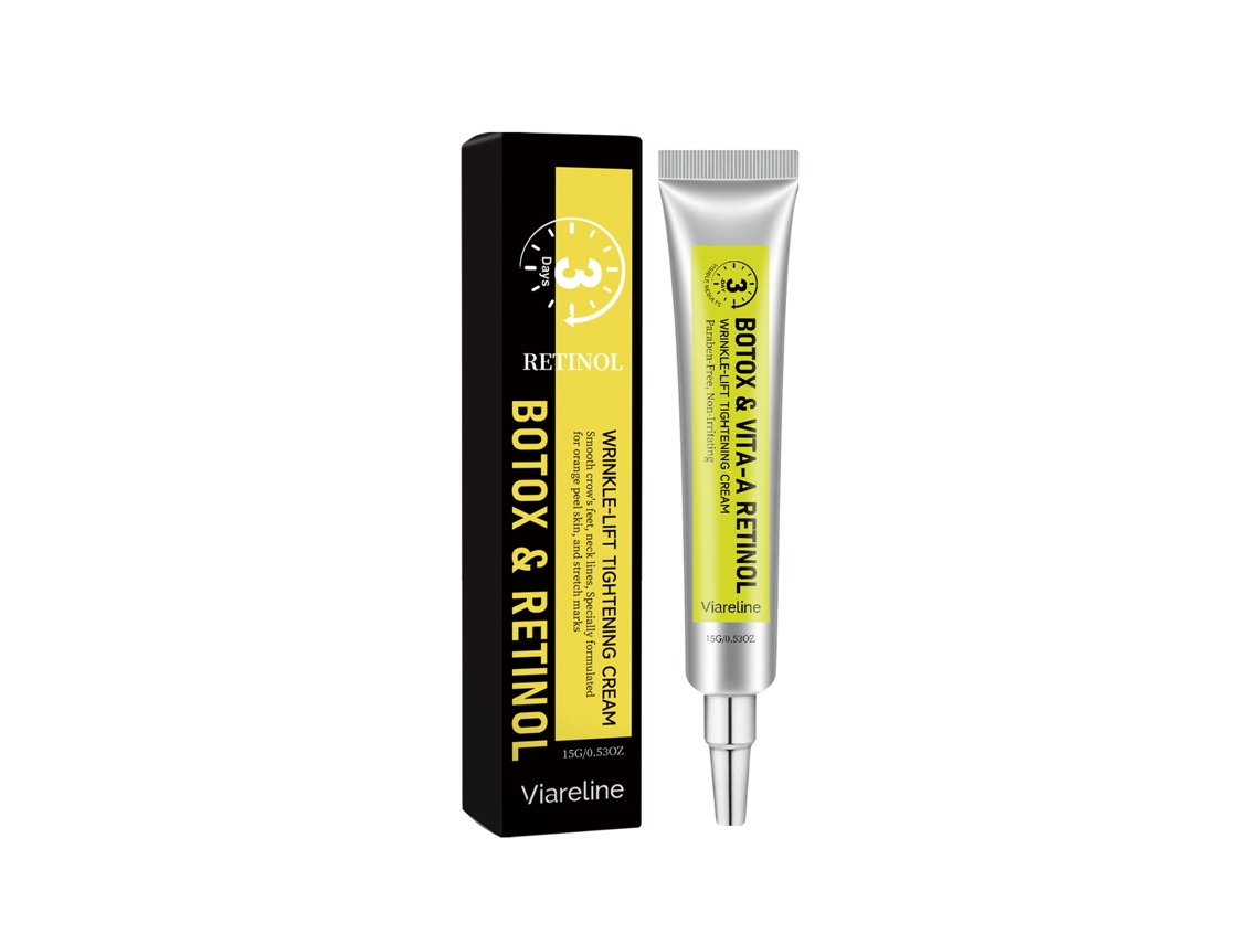 Crema para el contorno de ojos con retinol para reafirmar la piel.