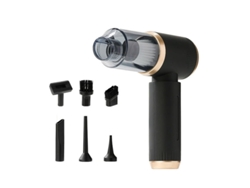 Aspiradora de mano inalámbrica recargable Digitallab, ideal para uso doméstico y en coche (negra)